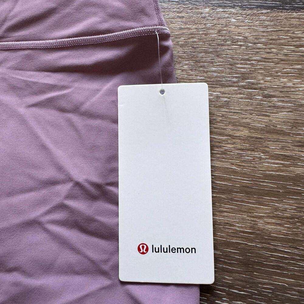 Lululemon Align Biker Short High Rise 6” Lavender Lux Size 2 NWT - Picture 3 of 6